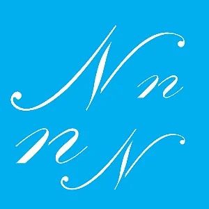 Stencil Manuscrito N - 14x14cm