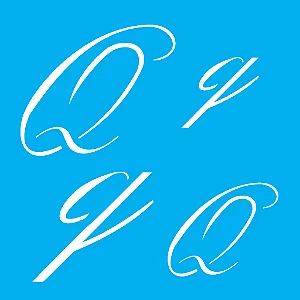 Stencil Manuscrito Q - 14x14cm