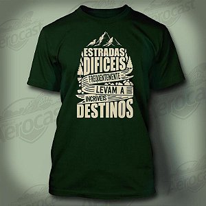 Camiseta Estradas Difíceis - Guga Dias