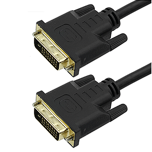 Cabo DVI-D 24+1 Dual Link 3 Metros Blindado para Monitor Gamer 144Hz e Projetor