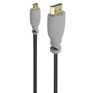 CABO MICRO HDMI MACHO X HDMI MACHO 2.0 4K HDR 19P 5 METROS