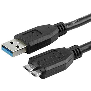 CABO USB 3.1 A MACHO X USB MICRO B 1,20 METROS PRETO