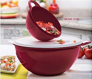 Tupperware Criativa 7,8 Litros Vermelha - Mãe, Casei e Agora?-Tupperware!