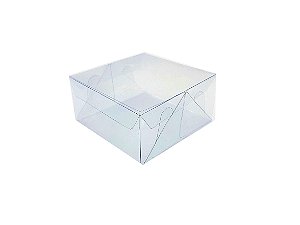 20 Caixas de acetato transparente 12x12x6 - pct c/20 Unid.
