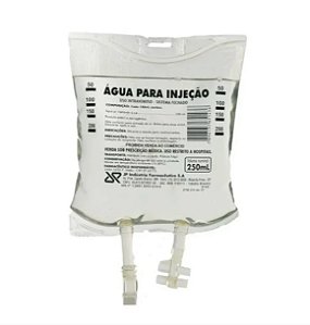 Água Para Injeção Estéril Uso Intravenoso Bag 250 Ml 2 Und - JP