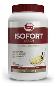 Whey Protein Isolado - Isofort - 900g baunilha - Vitafor