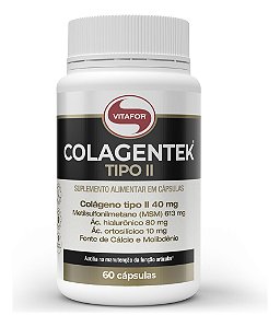 Colagentek Tipo II 60 Cápsulas - Vitafor