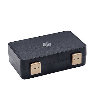 Umidor de Viagem Hit Preto P/ 10 Charutos - Mod. HIT-UV-001