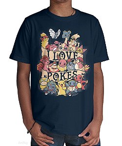 Camiseta I Love Pokes