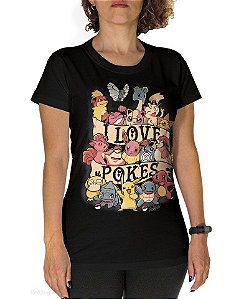 Camiseta I Love Pokes