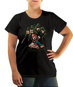 Camiseta Mario X Tartarugas