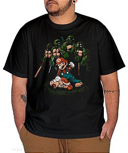 Camiseta Mario X Tartarugas