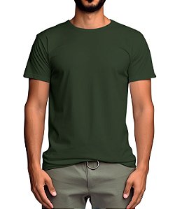 Camiseta Básica Verde Militar