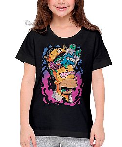 Camiseta Homer Psicodélico