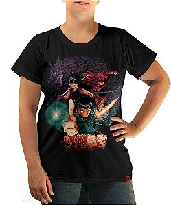 T-SHIRT QUALITY camiseta masculina Yu yu hakusho - Yusuke vs