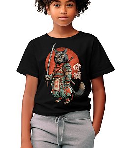 Camiseta Samurai Cat