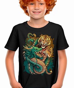 Camiseta O Tigre e o Dragão