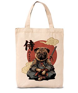 Ecobag Pug Samurai