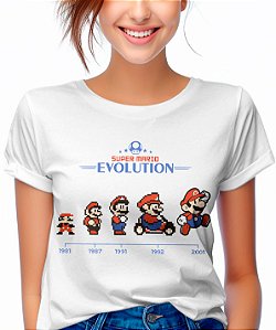 Camiseta Mario Evolution
