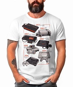 Camiseta Consoles Clássicos