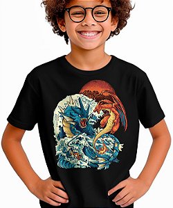 Camiseta A Onda de Gyarados
