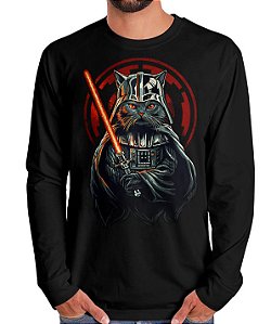 Manga Longa Cat Vader