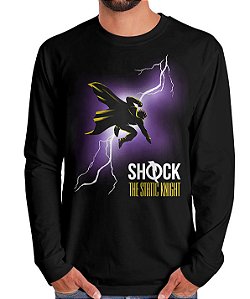 Manga Longa Static Shock