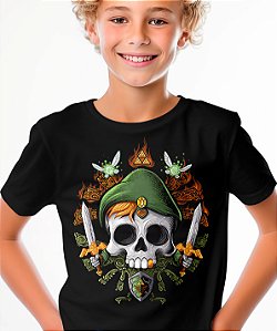 Camiseta Link Zelda Skull