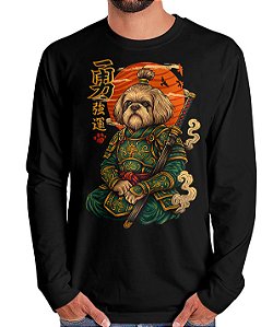 Manga Longa Shih Tzu Samurai