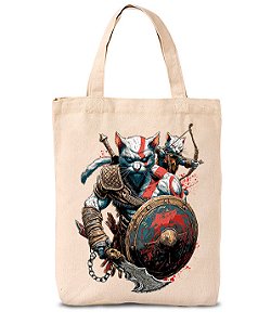 Ecobag Gato Deus Da Guerra