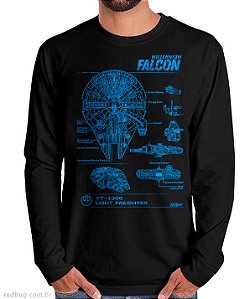 Manga Longa Millennium Falcon