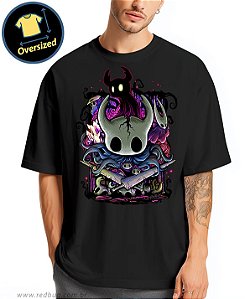 Camiseta Oversized Hollow Knight Skull