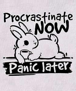 Camiseta Vamos Procrastinar