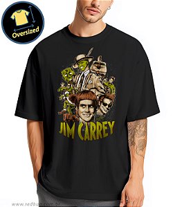 Camiseta Oversized Jim Carrey