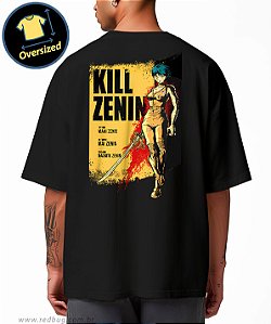 Camiseta Oversized Kill Zenin