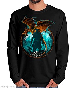 Manga Longa Sombra de Dovahkiin