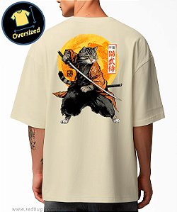 Camiseta Oversized Sete Vidas Samurai