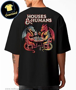 Camiseta Oversized Houses and Humans