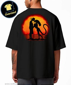 Camiseta Oversized Amor Passageiro