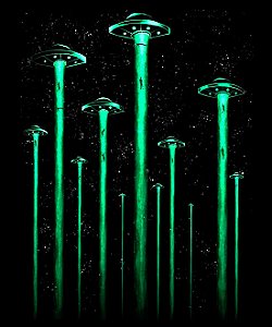 Camiseta Abdução Alienígena