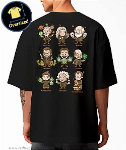 Camiseta Oversized Esquadrão Ciência