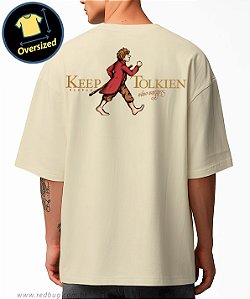 Camiseta Oversized Hobbit Keep Tolkien
