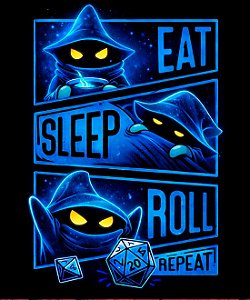 Camiseta Eat Sleep Roll