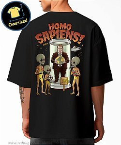 Camiseta Oversized Homo Sapiens Zoo