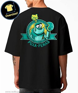 Camiseta Oversized Robô Frank Puxa-Pena