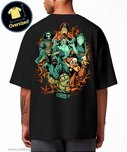 Camiseta Oversized Caçadores de Mistérios