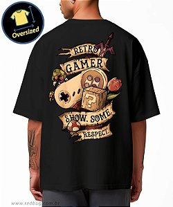 Camiseta Oversized Retro Gamer
