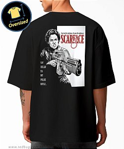 Camiseta Oversized Scar Facehugger