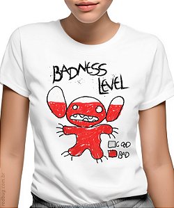 Camiseta Nível de Maldade