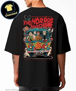 Camiseta Oversized Horror Machine